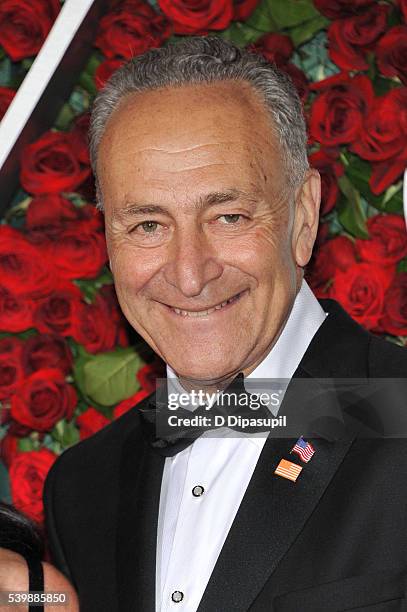 Senator Chuck Schumer attends the 70th Annual Tony Awards at the Beacon Theatre on June 12, 2016 in New York City.