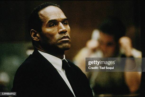 Simpson case - O.J Simpson during preliminary hearings.