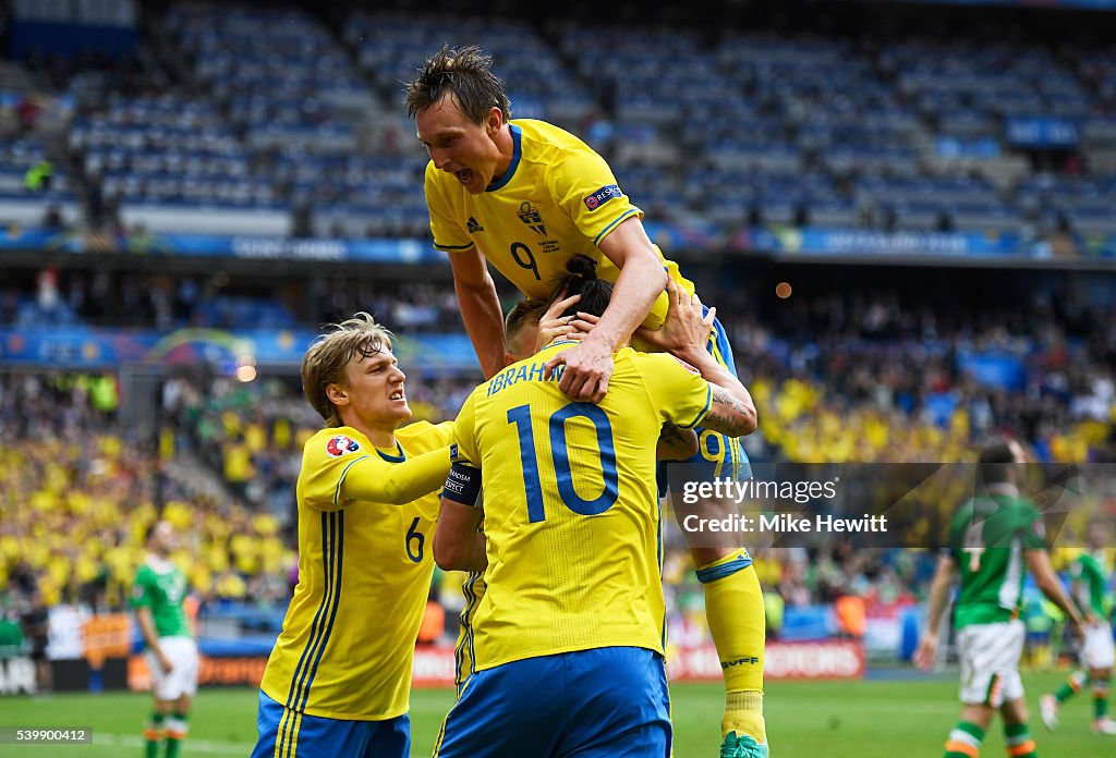 Republic of Ireland v Sweden - Group E: UEFA Euro 2016