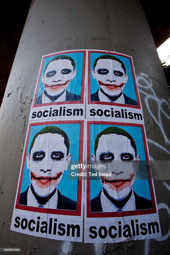 USA - Politics - Obama Joker Socialism Poster