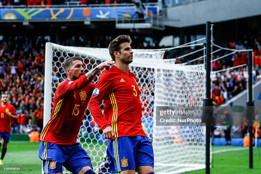Spain v Czech Republic - Group D: UEFA Euro 2016