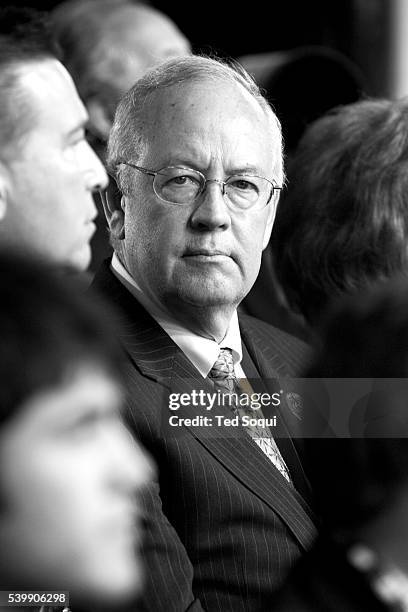 Ken Starr in the audience at the GOP presidential candidate debate at the Ronald Reagan Presidential Library in Simi Valley. Ten Presidential...