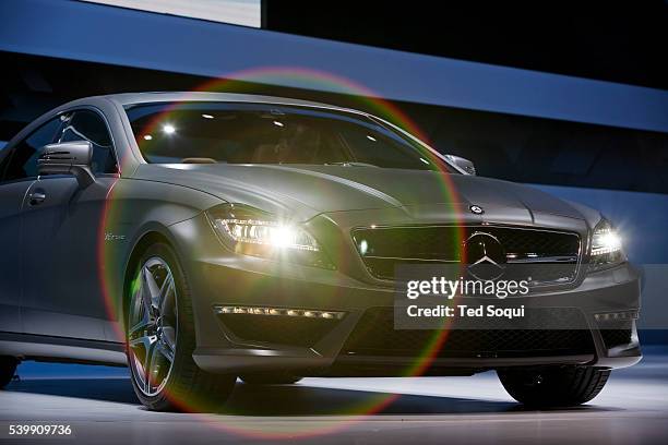 Mercedes Benz 2011 CLS 63 AMG. 2010 L.A. Auto show press preview held at the L.A. Convention Center.