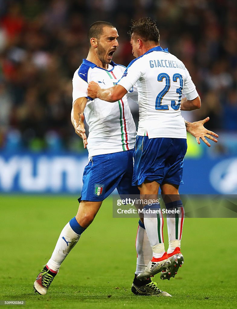 Belgium v Italy - Group E: UEFA Euro 2016