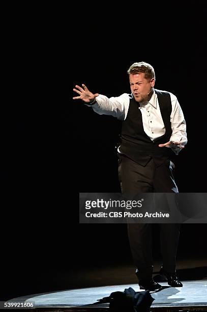 James Corden at THE 70TH ANNUAL TONY AWARDS, live from the Beacon Theatre in New York City, Sunday, June 12 on the CBS Television Network.