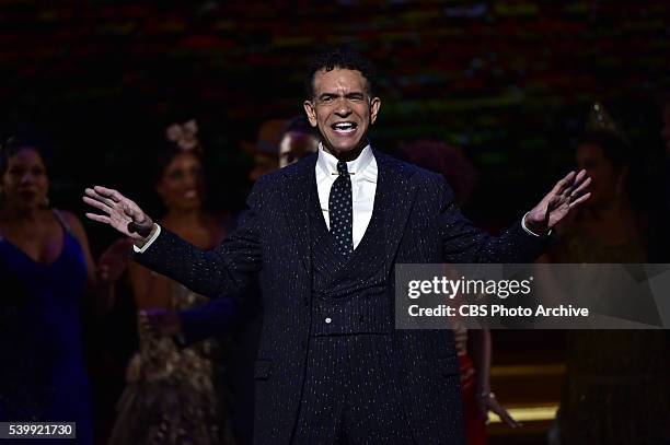 Brian Stokes Mitchell and the cast of Shuffle Along at THE 70TH ANNUAL TONY AWARDS, live from the Beacon Theatre in New York City, Sunday, June 12 on...