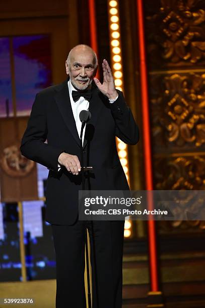 Frank Langella winner of Best Performance by an Actor in a Leading Role in a Play for The Father at THE 70TH ANNUAL TONY AWARDS, live from the Beacon...