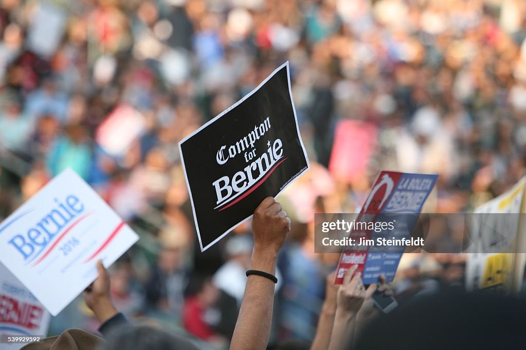 Bernie Sanders Rally In Carson California