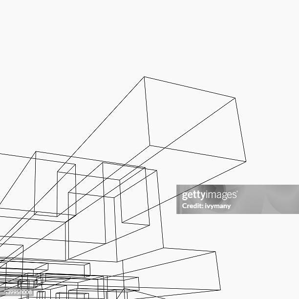 Abstract Line Structure Pattern Background High-Res Vector Graphic ...