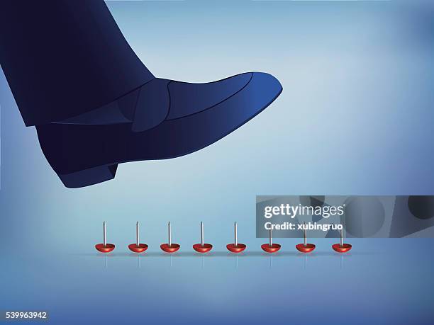 trap - stomping feet stock illustrations