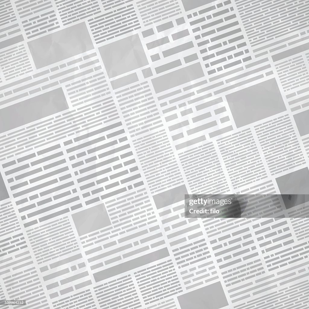 Seamless Newspaper Background