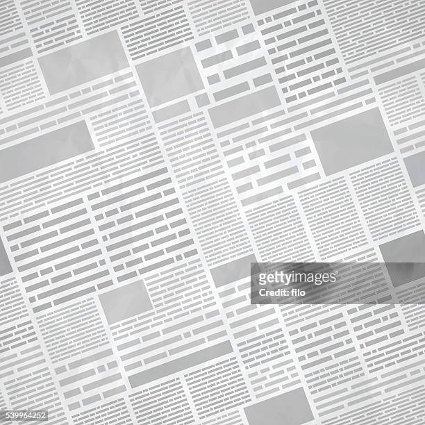 seamless newspaper background - the media stock illustrations