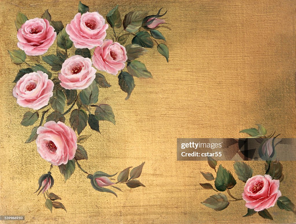 Great Roses Art Acrylic Paintings Of Roses