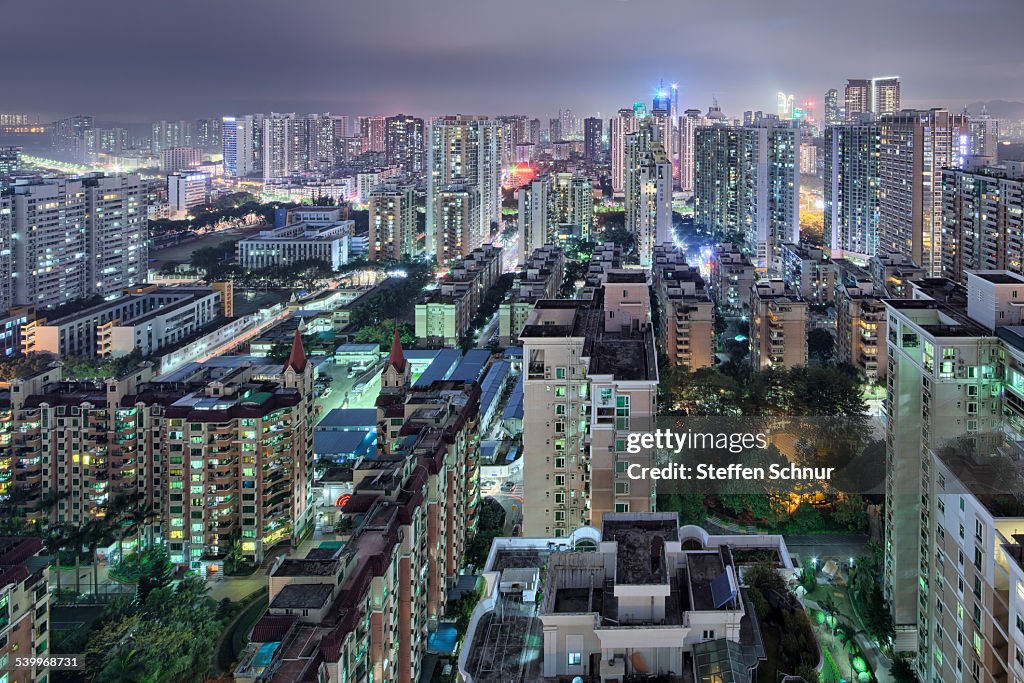 Houses panorama sea view - elevated view