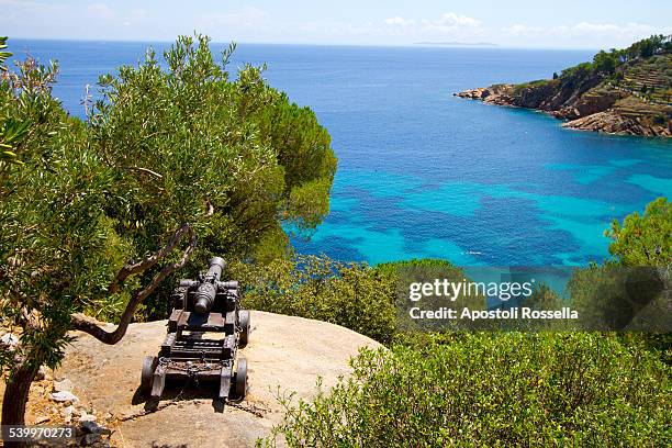 isola del giglio - giglio - fotografias e filmes do acervo