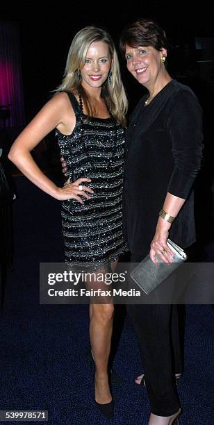 Sophie and Aleida Faulkner at the Dusty opening night party, Star City, Sydney, 23 March 2006. SHD Picture by JANIE BARRETT