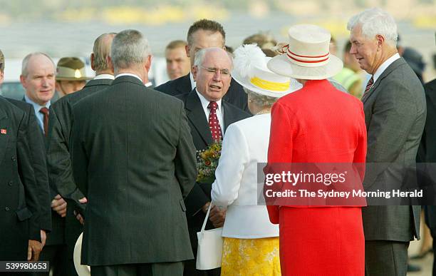 Queen Elizabeth II and Prince Phillip have arrived in Canberra to begin their five-day tour of Australia. They were greeted by a welcoming party,...