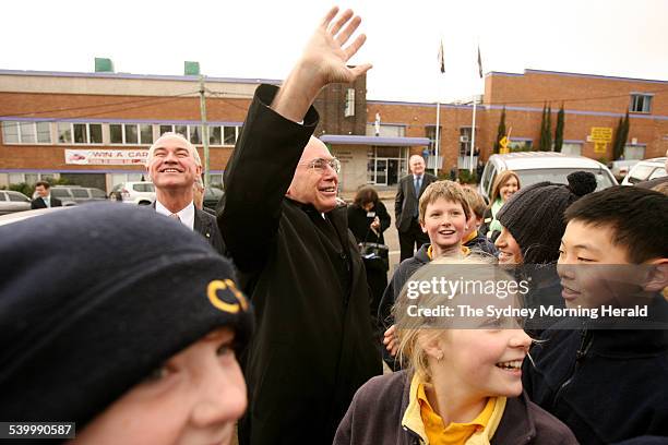 Prime Minister John Howard visited Cooma in New South Wales where he made a speech at Cooma Ex Services Club with Gary Nairn Member of Parliament for...