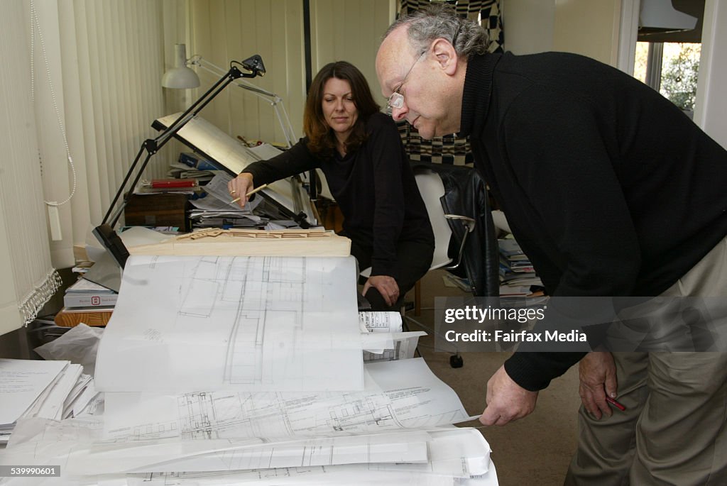 Architects Glenn Murcott and Wendy Lewin, who are designing an... News ...