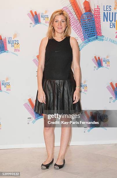 Amanda Sthers attends the 'Les Nuits En Or 2016' Gala dinner at UNESCO on June 13, 2016 in Paris, France.