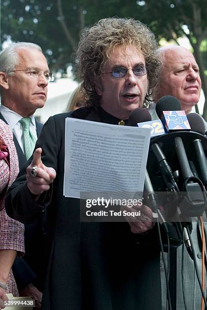 Record Producer Phil Spector was indicted today for the murder of movie actress and House of Blues hostess Lana Clarkson. Spector read a prepared...