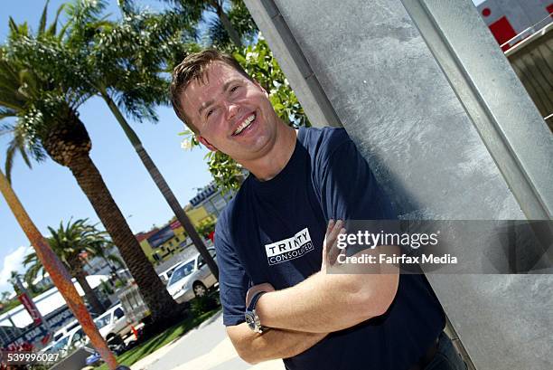 Ben McCarthy of Trinity Consolidated after the ASX launch, 14 December 2004. AFR Picture by ROBERT ROUGH