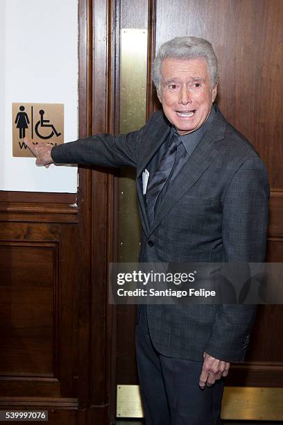 Regis Philbin attends Larry King In Conversation With Regis Philbin at 92nd Street Y on June 13, 2016 in New York City.