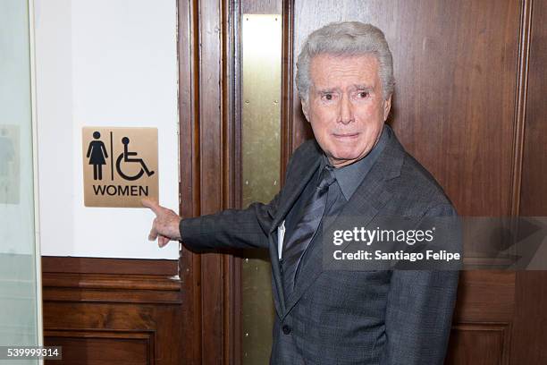 Regis Philbin attends Larry King In Conversation With Regis Philbin at 92nd Street Y on June 13, 2016 in New York City.