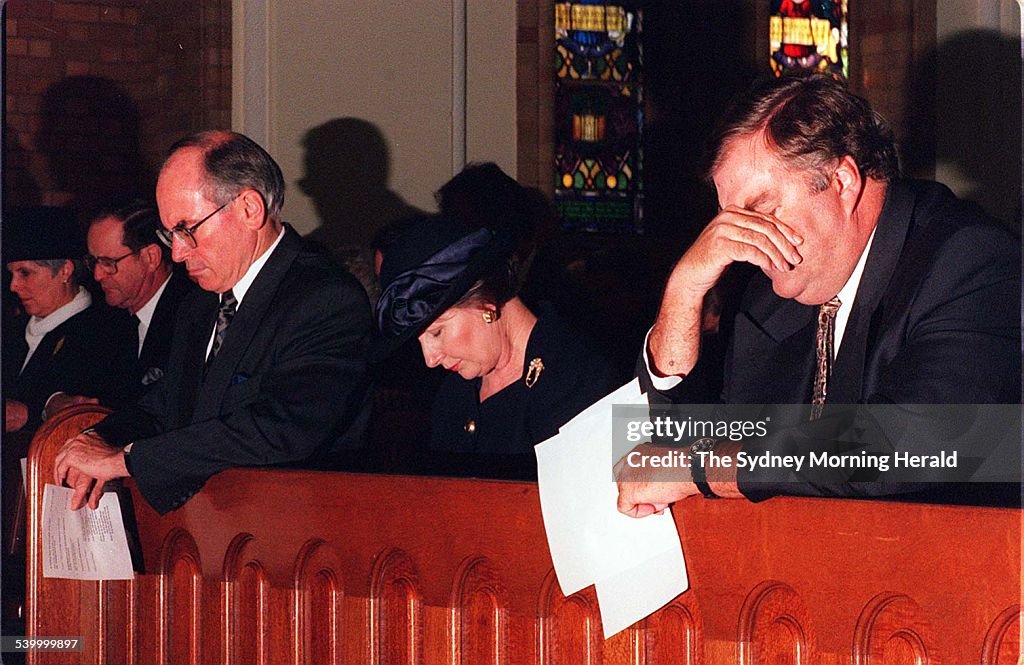Prime Minister John Howard, his wife Janette Howard and the Leader of ...
