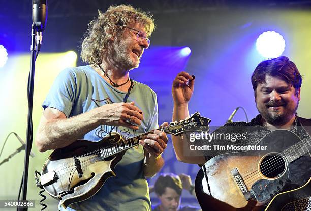 Sam Bush performs during Bluegrass Situation with Ed Helms at the Bonnaroo Music + Arts Festival on June 12, 2016 in Manchester, Tennessee.