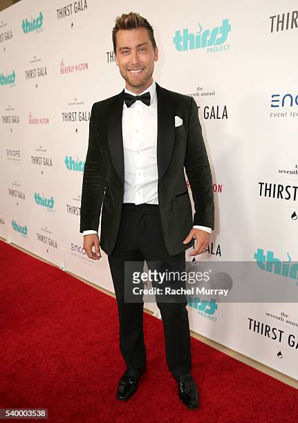Singer and co-host Lance Bass attends the 7th Annual Thirst Gala at The Beverly Hilton Hotel on June 13, 2016 in Beverly Hills, California.