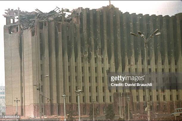 SITUATION AROUND THE GROZNY PRESIDENTIAL PALACE
