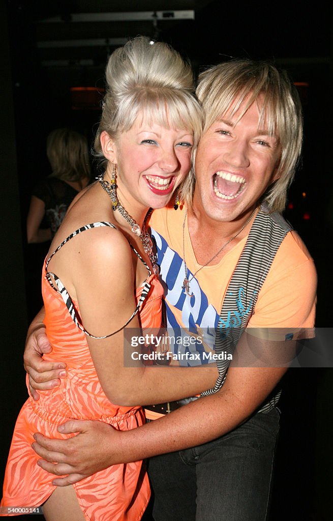 Lyndon McGauchie and Lauren Heaven at the White Charlie autumn winter collection