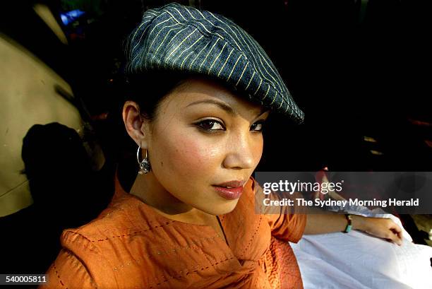 Performer Natalie Mendoza, 18 June 2003. SMH Picture by TAMARA DEAN