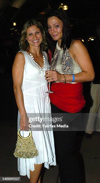 Lana Antonova and Albina Bruna at the World's Fastest Indian Premiere at the Dendy Opera Quays, Circular Quay, Sydney, 16 March 2006. SHD Picture by...