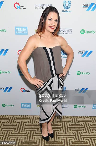 Former NFL coach Jen Welter attends The United State of Women Reception hosted by Civic Nation at Hay-Adams Hotel on June 13, 2016 in Washington, DC.