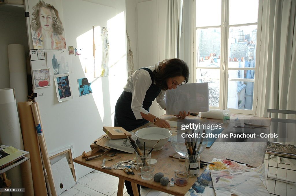 Greek artist Marina Karella