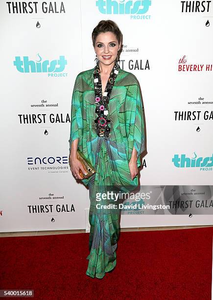 Actress Jen Lilley attends the 7th Annual Thirst Gala at The Beverly Hilton Hotel on June 13, 2016 in Beverly Hills, California.