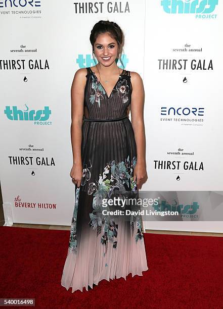 Actress Ronni Hawk attends the 7th Annual Thirst Gala at The Beverly Hilton Hotel on June 13, 2016 in Beverly Hills, California.