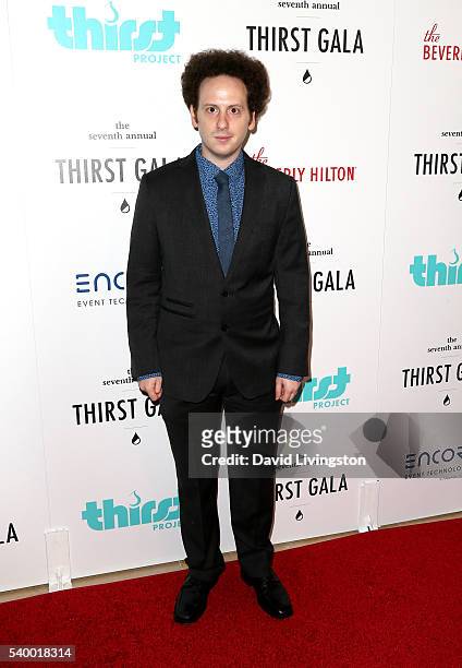 Actor Josh Sussman attends the 7th Annual Thirst Gala at The Beverly Hilton Hotel on June 13, 2016 in Beverly Hills, California.