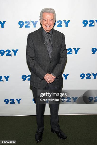 Regis Philbin attends Larry King In Conversation With Regis Philbin at 92nd Street Y on June 13, 2016 in New York City.