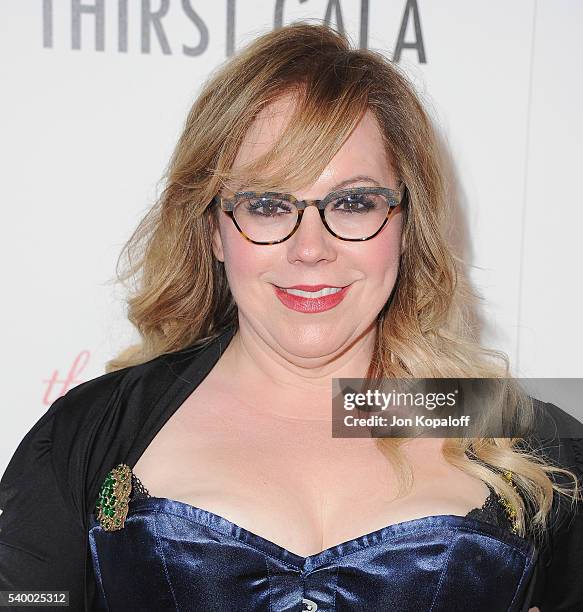 Actress Kirsten Vangsness arrives at the 7th Annual Thirst Gala at The Beverly Hilton Hotel on June 13, 2016 in Beverly Hills, California.