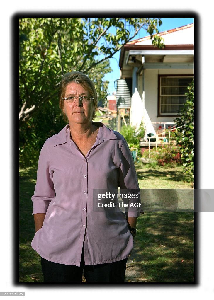 Marion Wishart, formerly Clarke, mother of Bonnie Clark at home in Wonthaggi.