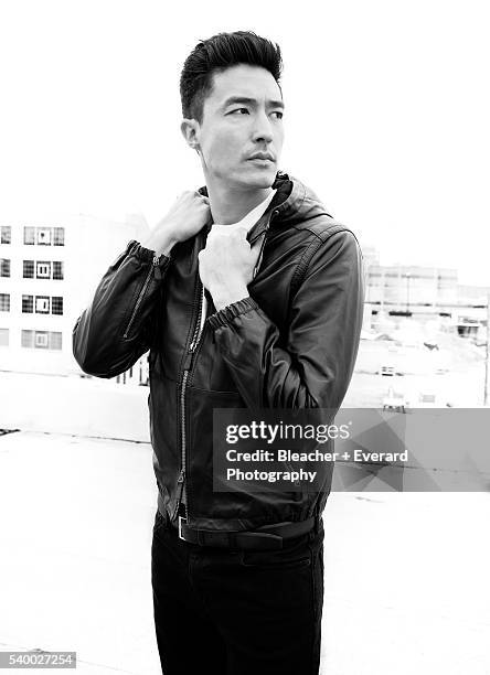 Actor Daniel Henney is photographed for August Man on February 28, 2014 in Los Angeles, California. Styling: Erin McSherry + Stacey Kalchman;...