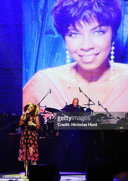 Andra Day performs at the 11th Annual Apollo Theater Spring Gala at The Apollo Theater on June 13, 2016 in New York City.