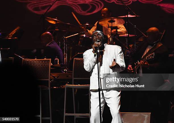 Eddie Levert of The O'Jays performs at the 11th Annual Apollo Theater Spring Gala at The Apollo Theater on June 13, 2016 in New York City.