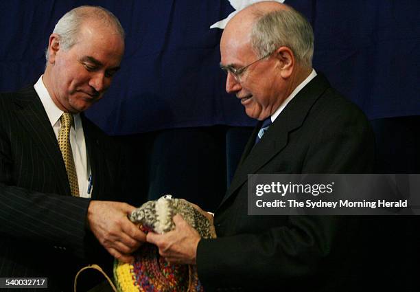 Prime Minister John Howard visited Cooma in New South Wales where he made a speech at Cooma Ex Services Club with Gary Nairn Member of Parliament for...