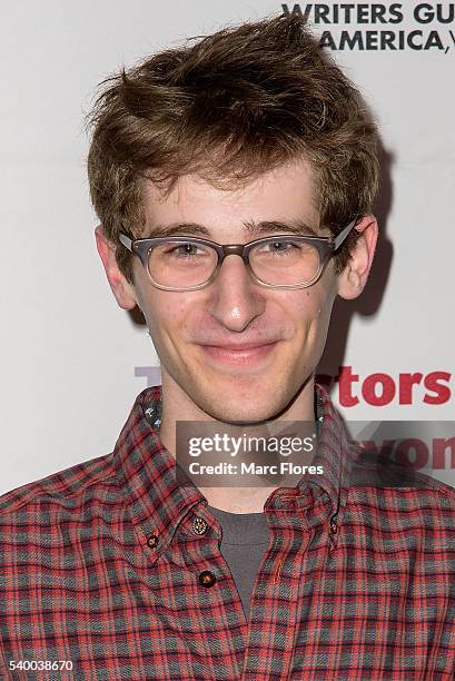 Noah Robbins arrives at The Actors Fund's 20th Annual Tony Awards Viewing Party at The Beverly Hilton Hotel on June 12, 2016 in Beverly Hills,...