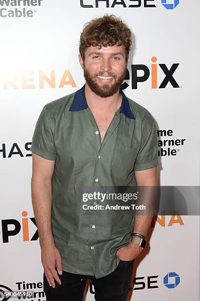 Timo Weiland attends the premiere of EPIX original documentary "Serena" at SVA Theater on June 13, 2016 in New York City.