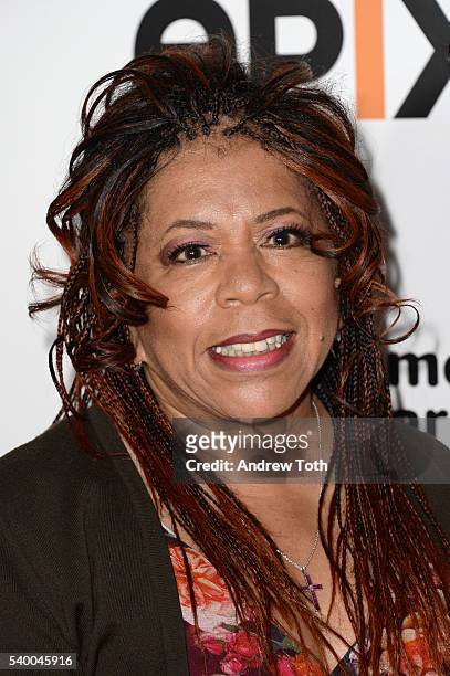 Valerie Simpson attends the premiere of EPIX original documentary "Serena" at SVA Theater on June 13, 2016 in New York City.